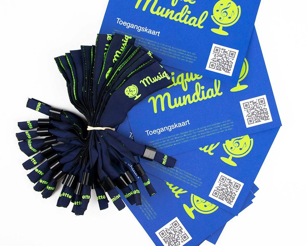 braccialetti per festival logo