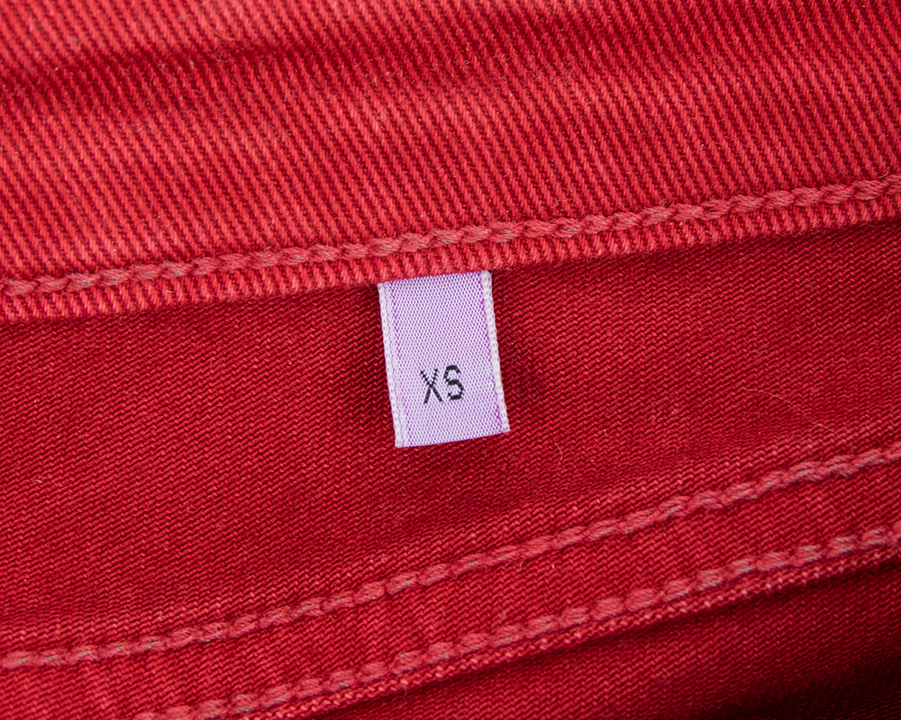 Etichette per le taglie