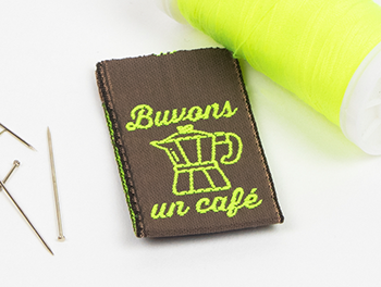 Einnähetiketten Taft 