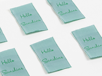 Einnähetiketten Taft 