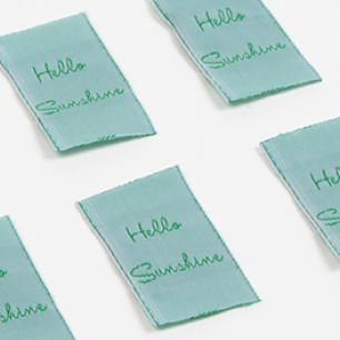 Einnähetiketten Taft  Einnähetiketten Taft