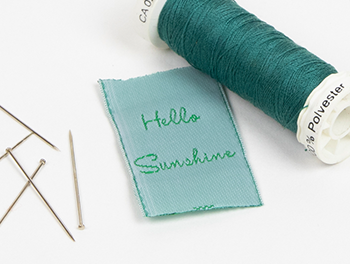 Einnähetiketten Taft 